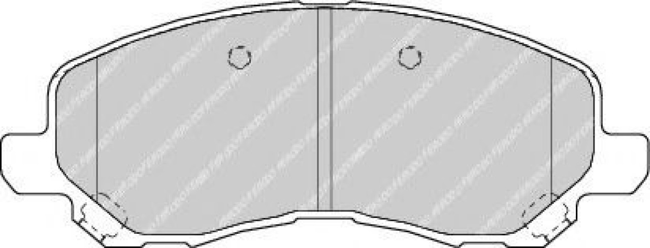 Set placute frana,frana disc MITSUBISHI ASX Van (GA_W) (2010 - 2016) FERODO FDB1621 piesa NOUA