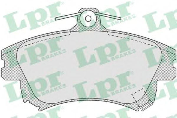 Set placute frana,frana disc MITSUBISHI CARISMA (DA) (1995 - 2006) LPR 05P711 piesa NOUA