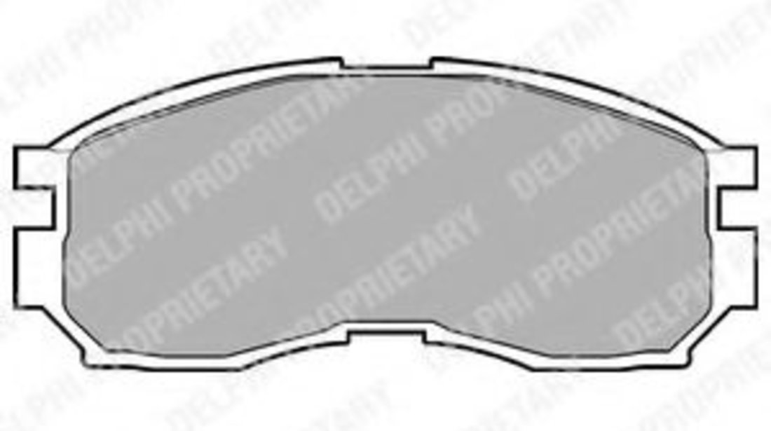 Set placute frana,frana disc MITSUBISHI LANCER VI (CJ-CP) (1995 - 2003) DELPHI LP803 piesa NOUA