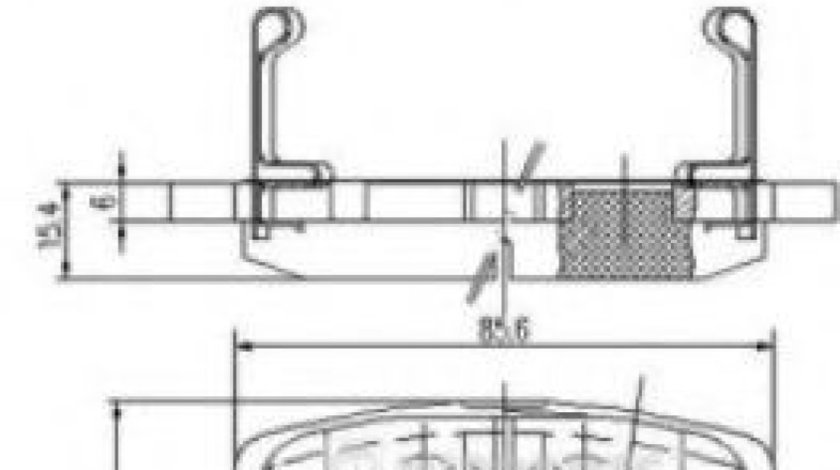 Set placute frana,frana disc MITSUBISHI OUTLANDER II (CW) (2006 - 2012) NIPPARTS N3615015 piesa NOUA