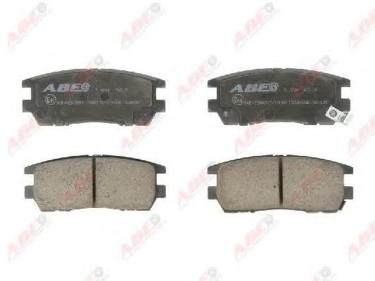 Set placute frana,frana disc MITSUBISHI PAJERO II Canvas Top (V2_W, V4_W) (1990 - 2000) ABE C25005ABE piesa NOUA