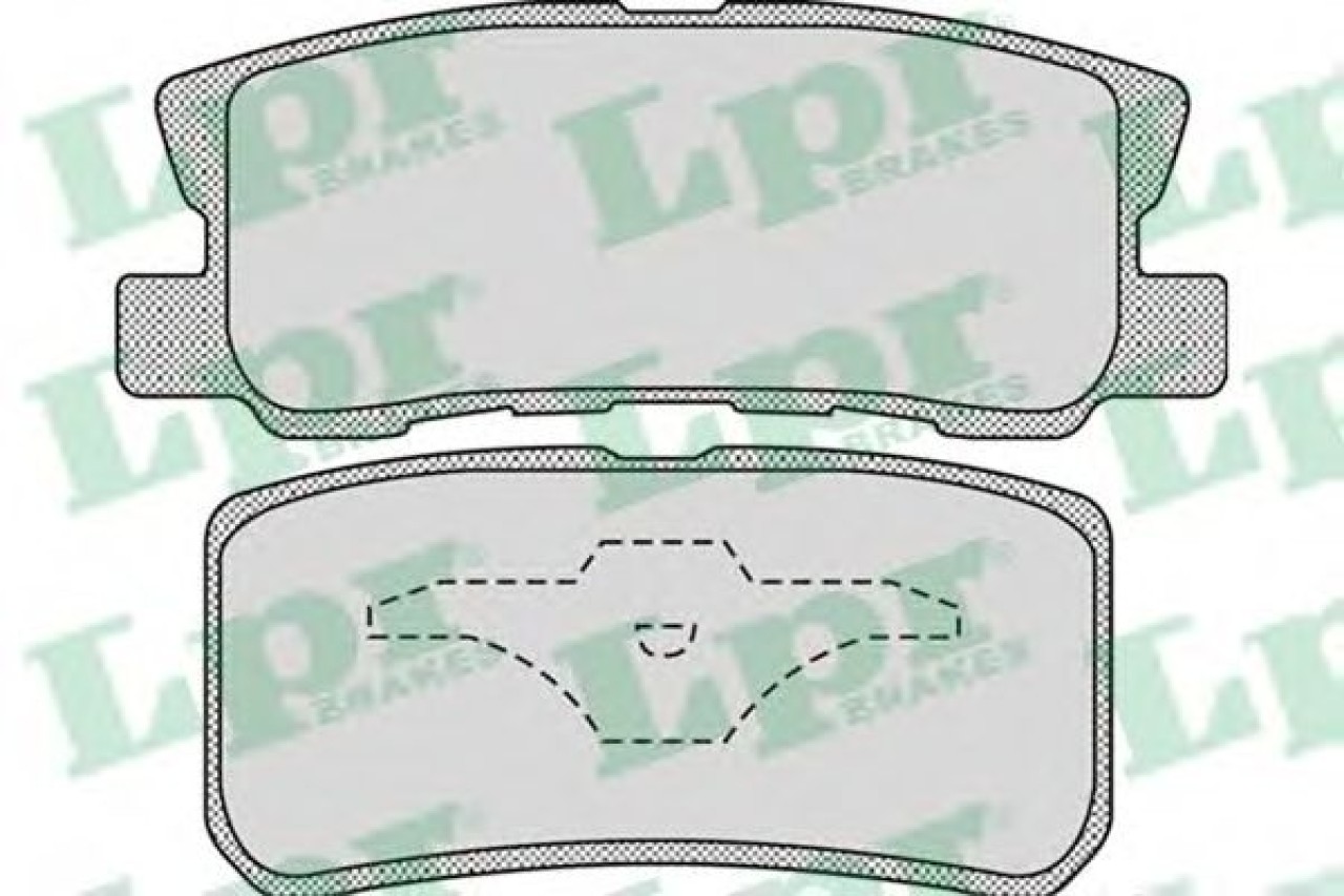 Set placute frana,frana disc MITSUBISHI PAJERO CLASSIC (V2_W) (2002 - 2016) LPR 05P954 piesa NOUA