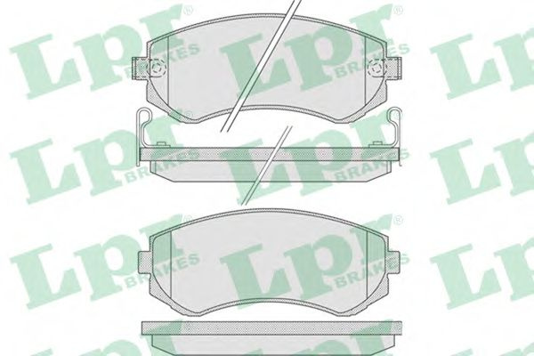 Set placute frana,frana disc NISSAN ALMERA I (N15) (1995 - 2000) LPR 05P856 piesa NOUA