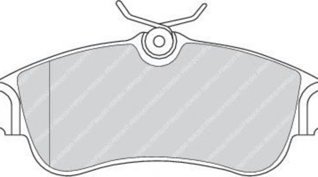 Set placute frana,frana disc NISSAN ALMERA II (N16) (2000 - 2016) FERODO FDB604 piesa NOUA