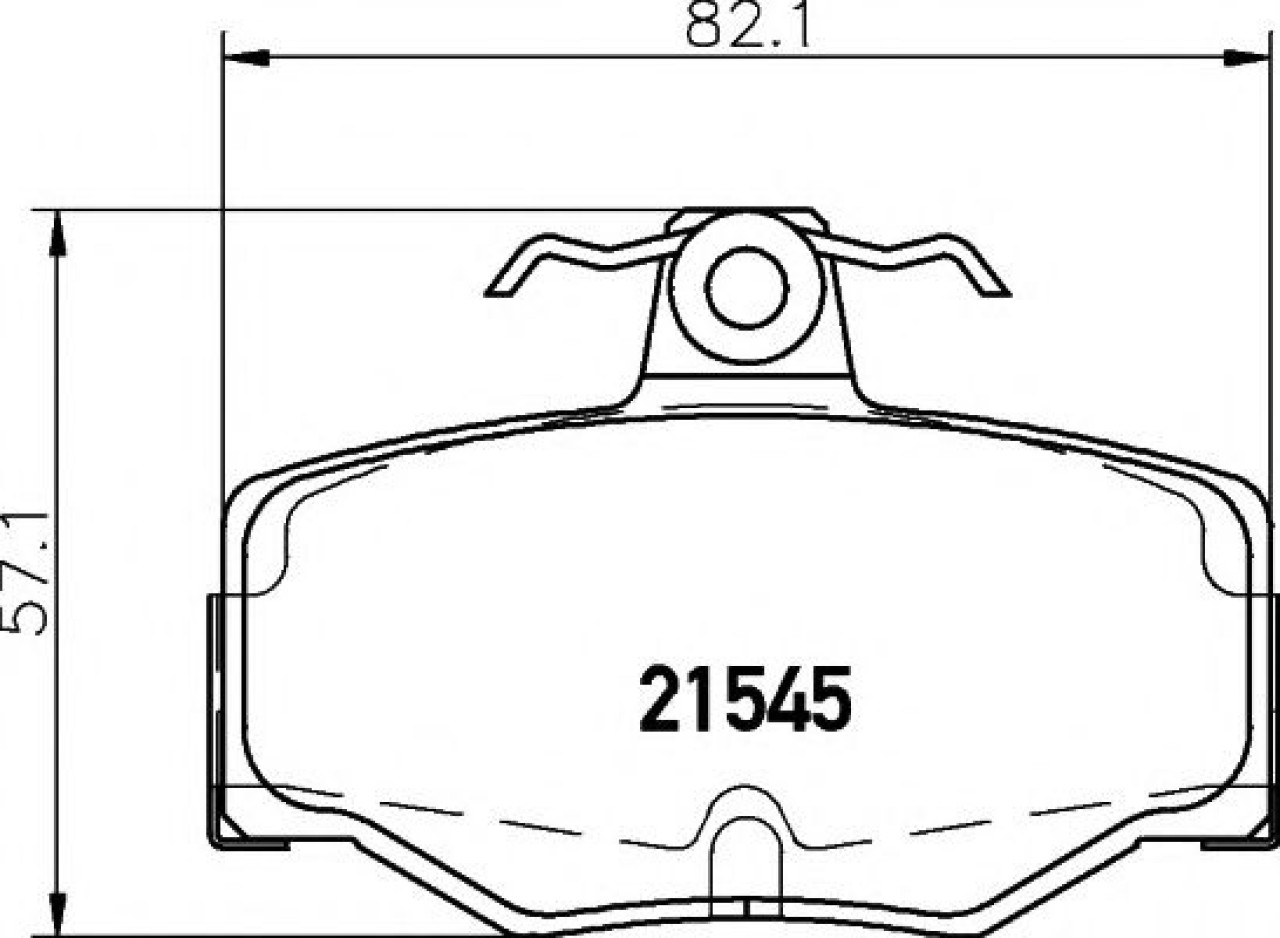 Set placute frana,frana disc NISSAN ALMERA II (N16) (2000 - 2016) TEXTAR 2154501 piesa NOUA