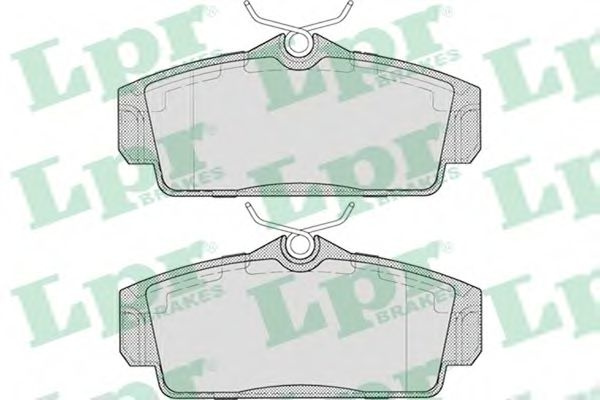 Set placute frana,frana disc NISSAN ALMERA II (N16) (2000 - 2016) LPR 05P706 piesa NOUA