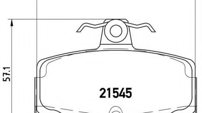 Set placute frana,frana disc NISSAN ALMERA TINO (V10) (1998 - 2006) BREMBO P 56 024 piesa NOUA