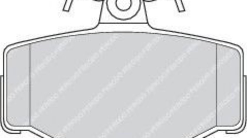 Set placute frana,frana disc NISSAN ALMERA TINO (V10) (1998 - 2006) FERODO FDB707 piesa NOUA