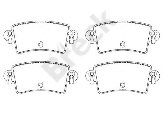 Set placute frana,frana disc NISSAN INTERSTAR caroserie (X70) (2002 - 2016) Break 23669 00 703 10 piesa NOUA