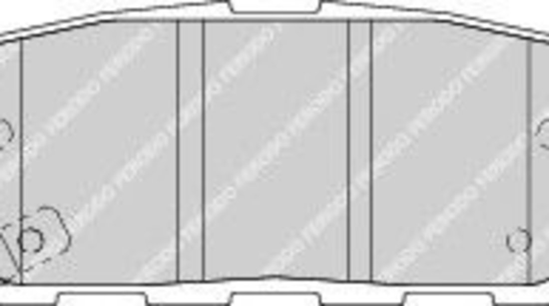 Set placute frana,frana disc NISSAN MURANO (Z50) (2003 - 2016) FERODO FDB1693 piesa NOUA