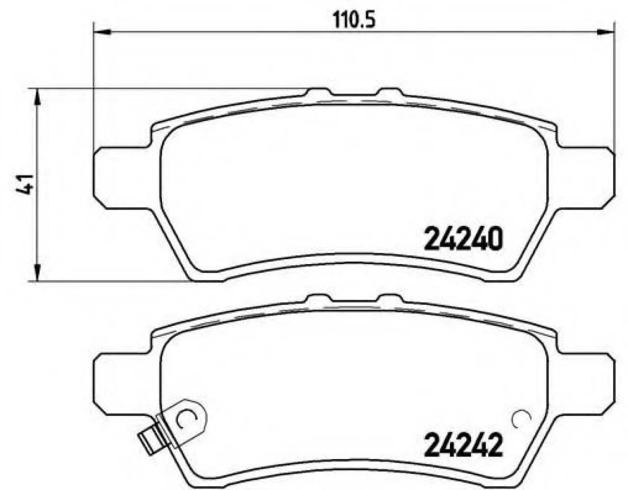 Set placute frana,frana disc NISSAN PATHFINDER IV (R52) (2012 - 2016) BREMBO P 56 060 piesa NOUA