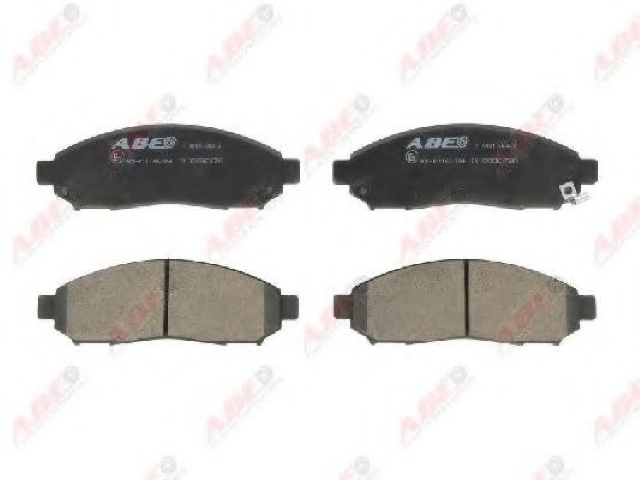 Set placute frana,frana disc NISSAN PATHFINDER III (R51) (2005 - 2012) ABE C11089ABE piesa NOUA