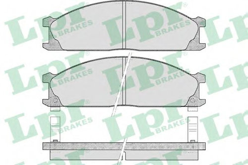 Set placute frana,frana disc NISSAN PICK UP III (D22) (1997 - 2016) LPR 05P378 piesa NOUA