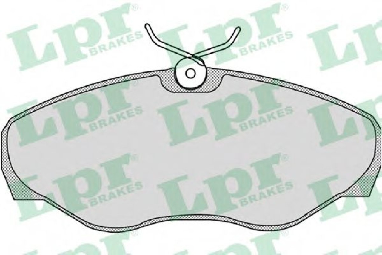 Set placute frana,frana disc NISSAN PRIMASTAR bus (X83) (2001 - 2016) LPR 05P869 piesa NOUA