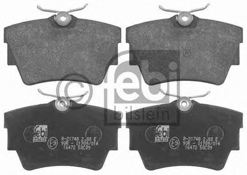 Set placute frana,frana disc NISSAN PRIMASTAR platou / sasiu (2002 - 2006) FEBI BILSTEIN 16472 piesa...