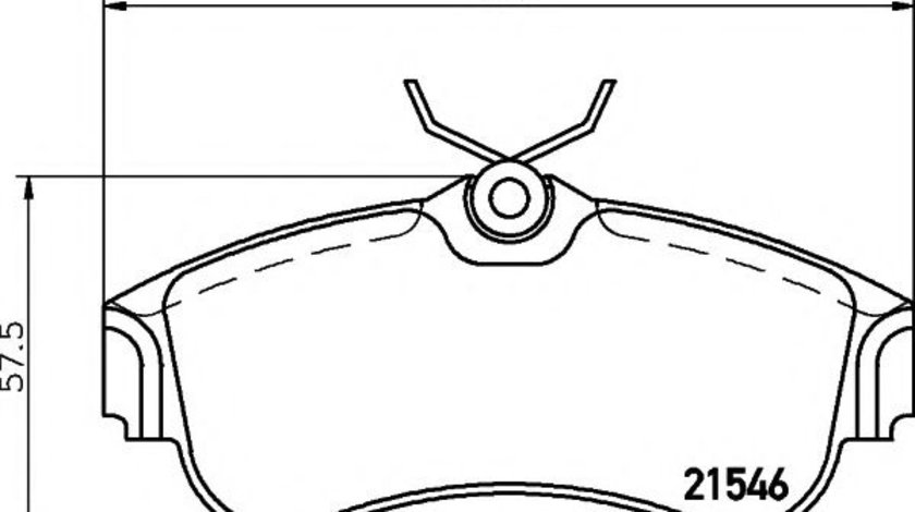 Set placute frana,frana disc NISSAN PRIMERA (P11) (1996 - 2001) TEXTAR 2154601 piesa NOUA