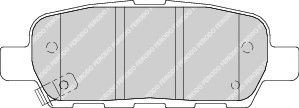 Set placute frana,frana disc NISSAN QASHQAI / QASHQAI +2 (J10, JJ10) (2007 - 2013) FERODO FDB1693 pi...