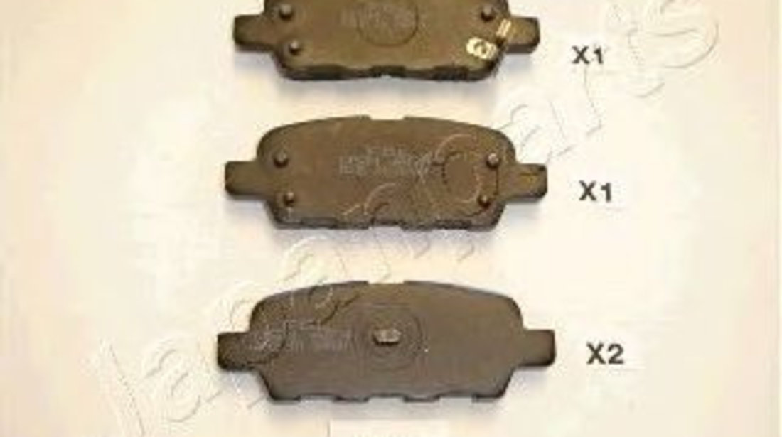 Set placute frana,frana disc NISSAN QASHQAI / QASHQAI +2 (J10, JJ10) (2007 - 2013) JAPANPARTS PP-154AF piesa NOUA