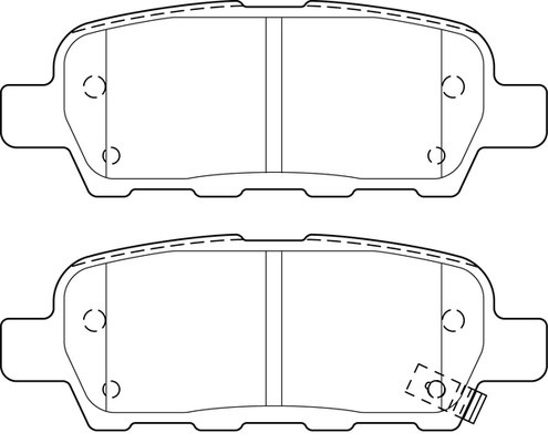 Set placute frana,frana disc NISSAN X-TRAIL (T30) (2001 - 2013) OE D4060JA00J piesa NOUA