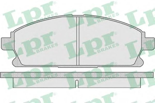 Set placute frana,frana disc NISSAN X-TRAIL (T30) (2001 - 2013) LPR 05P935 piesa NOUA