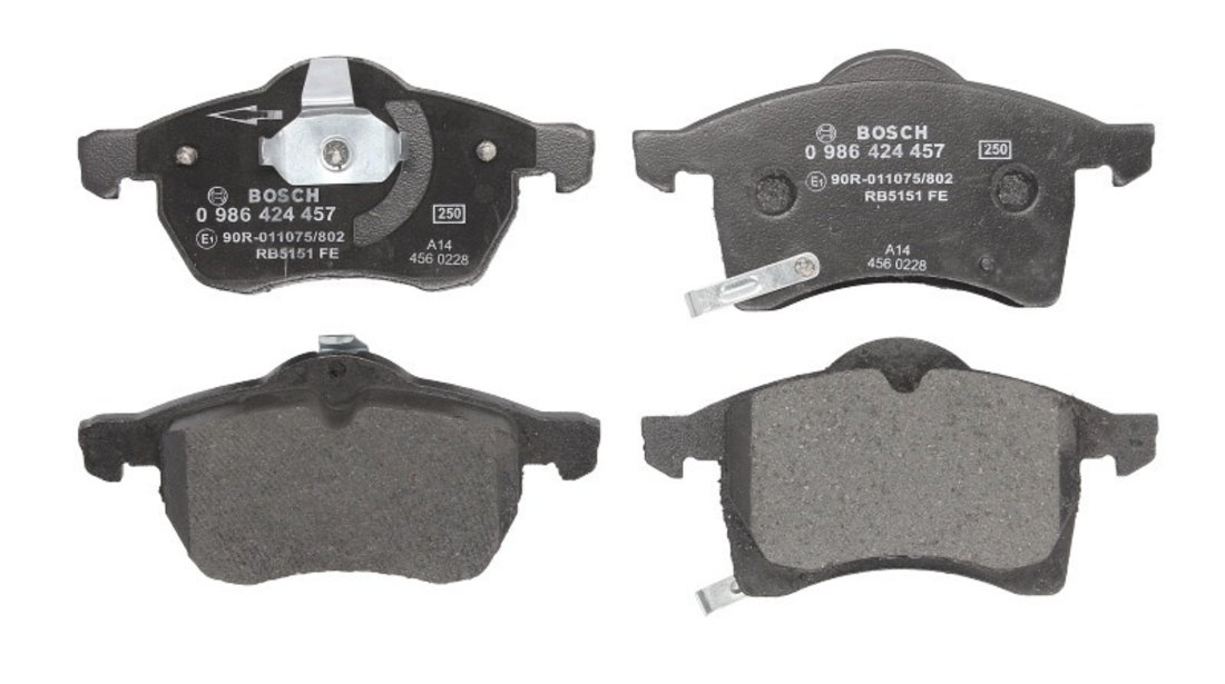 Set placute frana,frana disc OPEL ASTRA G Cupe (F07) (2000 - 2005) BOSCH 0 986 424 457 piesa NOUA