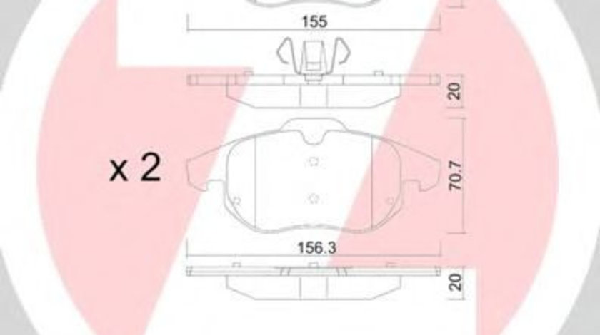 Set placute frana,frana disc OPEL ASTRA H Combi (L35) (2004 - 2016) ZIMMERMANN 23402.200.1 piesa NOUA