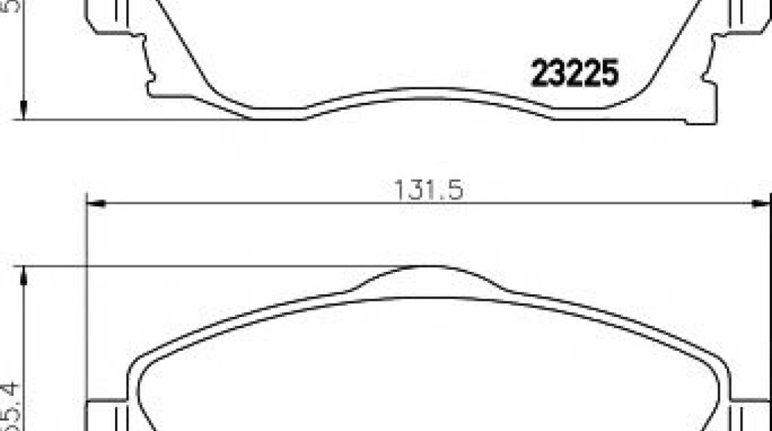 Set placute frana,frana disc OPEL CORSA C (F08, F68) (2000 - 2009) TEXTAR 2322501 piesa NOUA