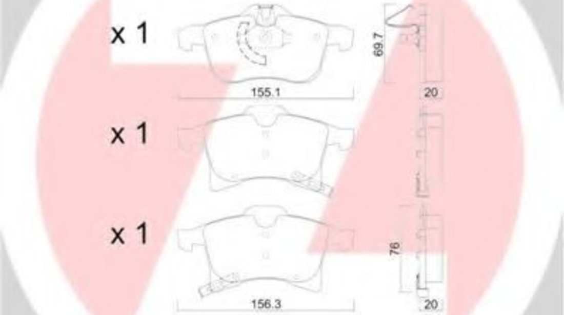 Set placute frana,frana disc OPEL CORSA C (F08, F68) (2000 - 2009) ZIMMERMANN 23832.200.1 piesa NOUA