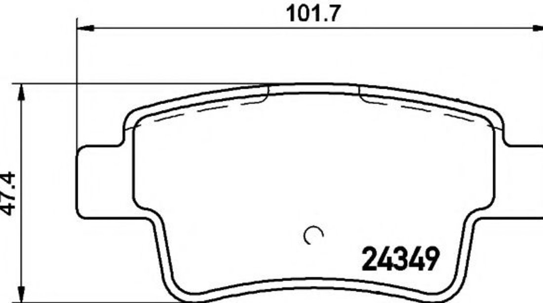 Set placute frana,frana disc OPEL CORSA D (2006 - 2016) TEXTAR 2434903 piesa NOUA