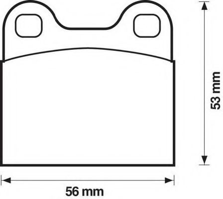 Set placute frana,frana disc OPEL CORSA E (2014 - 2016) JURID 571205J piesa NOUA