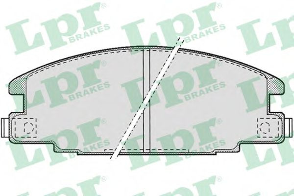 Set placute frana,frana disc OPEL FRONTERA A (5_MWL4) (1992 - 1998) LPR 05P685 piesa NOUA