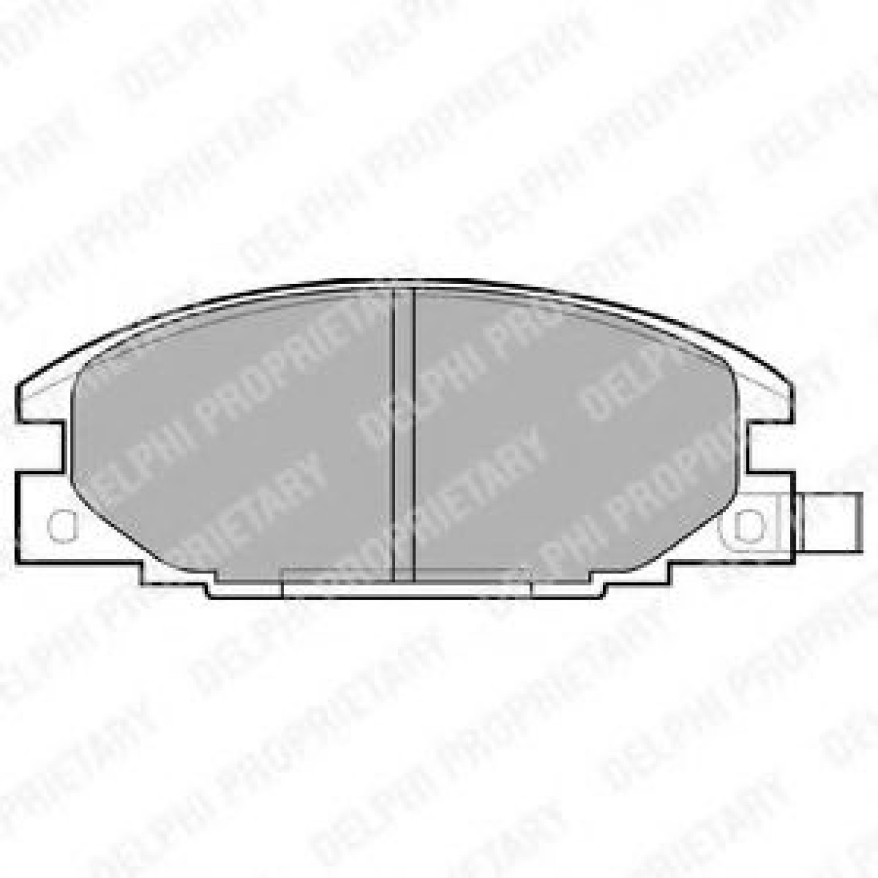 Set placute frana,frana disc OPEL FRONTERA A Sport (5_SUD2) (1992 - 1998) DELPHI LP629 piesa NOUA