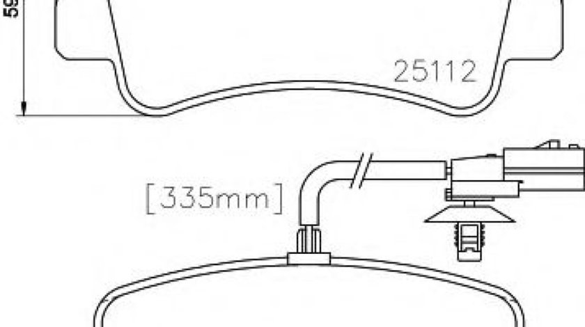 Set placute frana,frana disc OPEL MOVANO B bus (2010 - 2016) HELLA PAGID 8DB 355 015-301 piesa NOUA