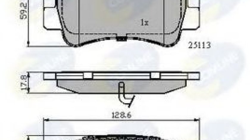 Set placute frana,frana disc OPEL MOVANO B caroserie (2010 - 2016) COMLINE CBP12105 piesa NOUA