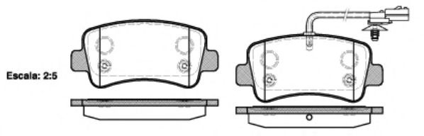 Set placute frana,frana disc OPEL MOVANO B caroserie (2010 - 2016) REMSA 1439.01 piesa NOUA