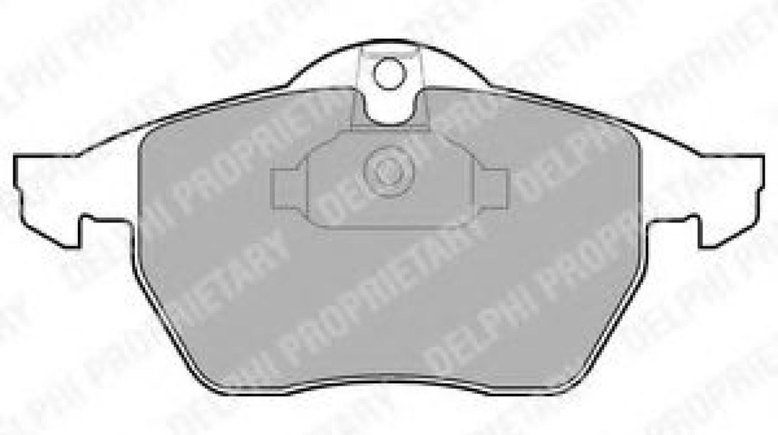 Set placute frana,frana disc OPEL VECTRA B (36) (1995 - 2002) DELPHI LP1600 piesa NOUA