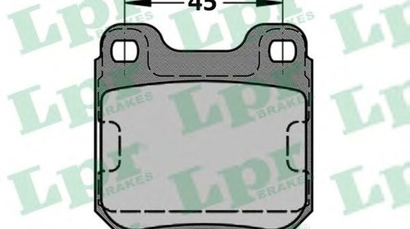 Set placute frana,frana disc OPEL VECTRA B (36) (1995 - 2002) LPR 05P334 piesa NOUA