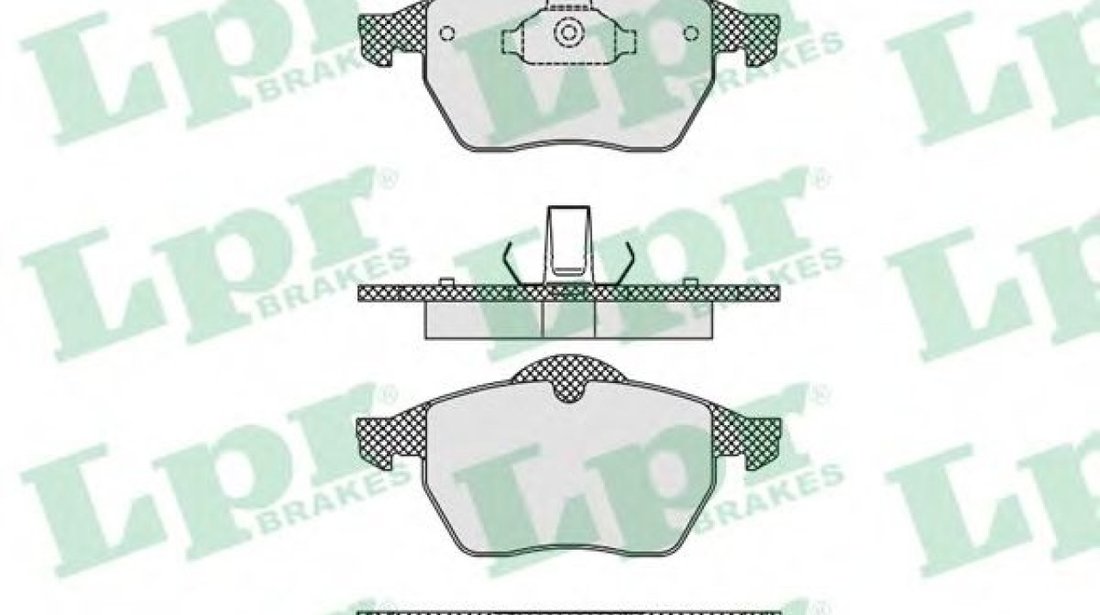 Set placute frana,frana disc OPEL VECTRA B Combi (31) (1996 - 2003) LPR 05P635 piesa NOUA