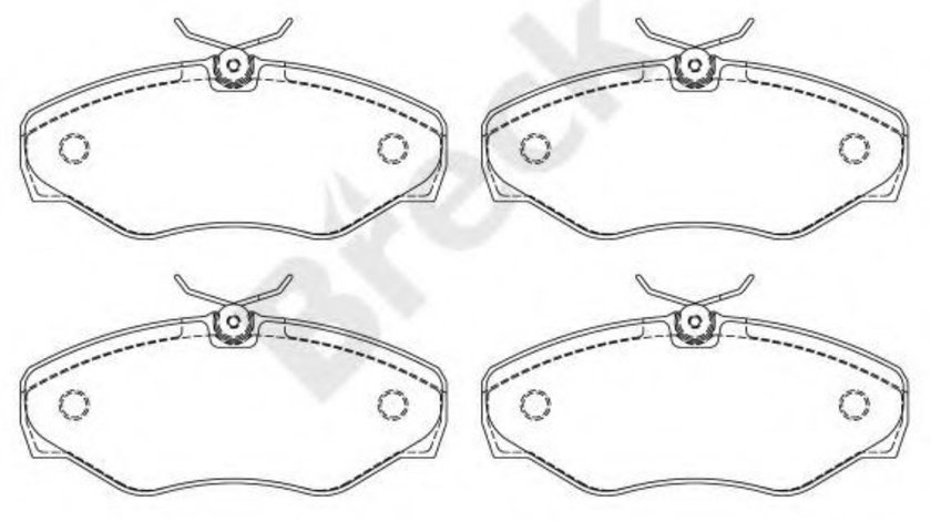 Set placute frana,frana disc OPEL VIVARO combi (J7) (2001 - 2014) Break 23099 00 703 00 piesa NOUA