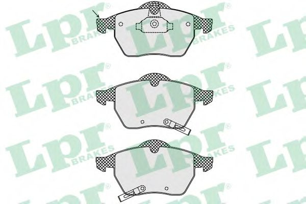 Set placute frana,frana disc OPEL ZAFIRA B (A05) (2005 - 2016) LPR 05P689 piesa NOUA