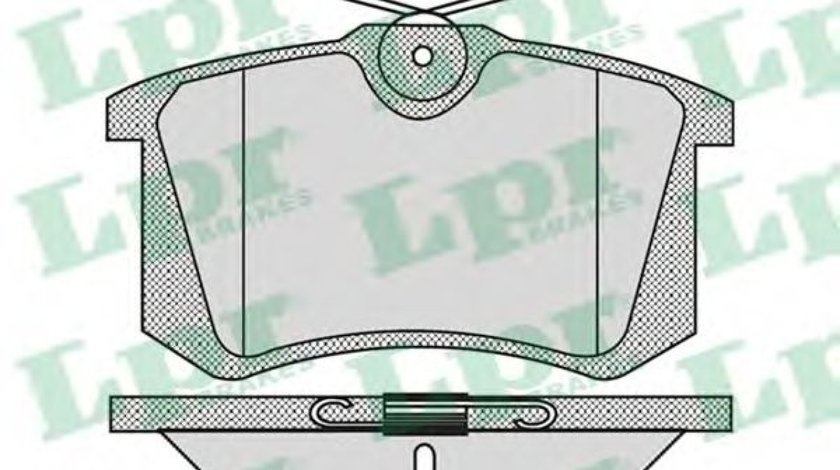 Set placute frana,frana disc PEUGEOT 1007 (KM) (2005 - 2016) LPR 05P868 piesa NOUA