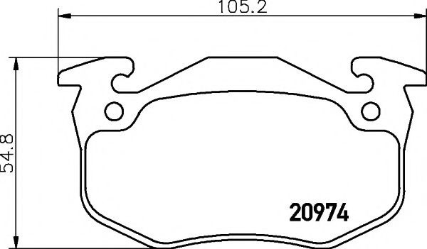 Set placute frana,frana disc PEUGEOT 206 CC (2D) (2000 - 2016) TEXTAR 2097401 piesa NOUA