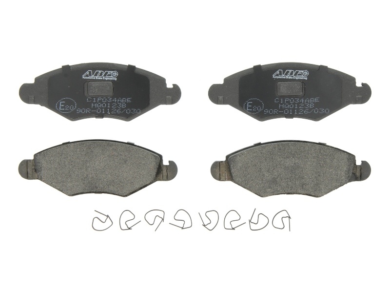 Set placute frana,frana disc PEUGEOT 206 limuzina (2007 - 2016) ABE C1P034ABE piesa NOUA