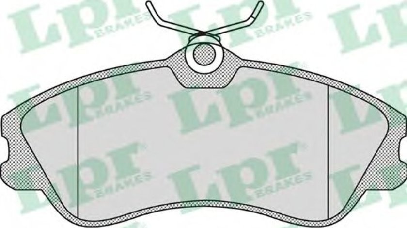 Set placute frana,frana disc PEUGEOT 206 Hatchback (2A/C) (1998 - 2016) LPR 05P950 piesa NOUA