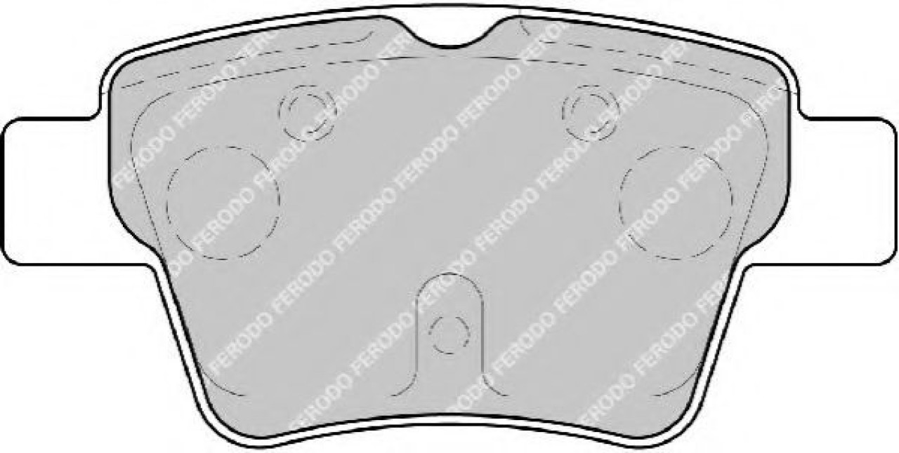 Set placute frana,frana disc PEUGEOT 207 SW (WK) (2007 - 2016) FERODO FDB1784 piesa NOUA