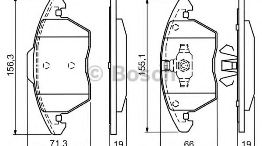 Set placute frana,frana disc PEUGEOT 3008 (2009 - 2016) BOSCH 0 986 424 825 piesa NOUA