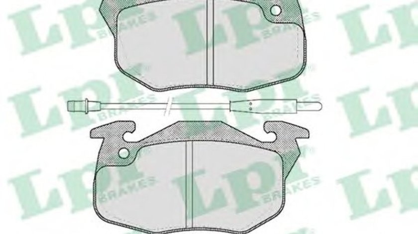 Set placute frana,frana disc PEUGEOT 306 (7B, N3, N5) (1993 - 2003) LPR 05P384 piesa NOUA