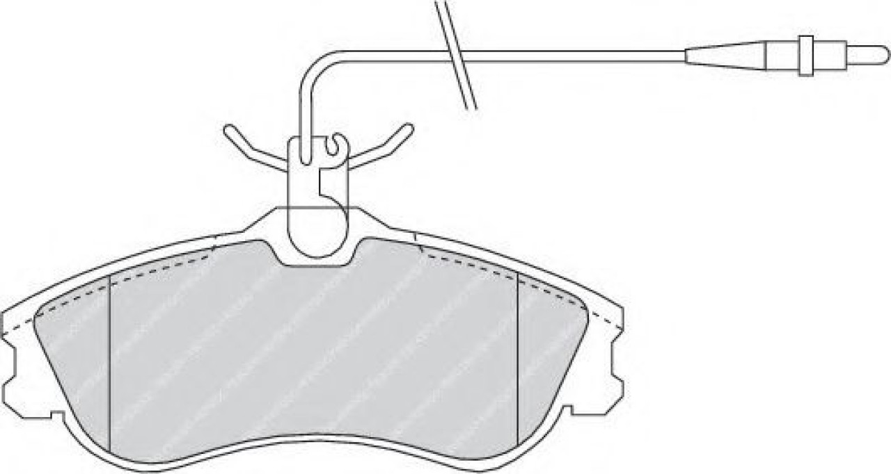 Set placute frana,frana disc PEUGEOT 306 Hatchback (7A, 7C, N3, N5) (1993 - 2003) FERODO FDB1112 piesa NOUA