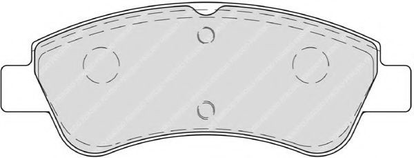 Set placute frana,frana disc PEUGEOT 307 SW (3H) (2002 - 2016) FERODO FDB4066 piesa NOUA