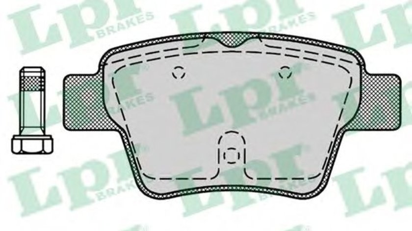 Set placute frana,frana disc PEUGEOT 307 SW (3H) (2002 - 2016) LPR 05P1278 piesa NOUA